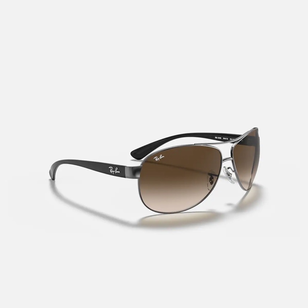 Ray-Bay Gunmetal and Brown Gradient Dark Brown